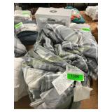 98" x 92" Berkshire Blanket, Queen, Grey