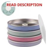 Elk and Friends 7.8" Stainless Plate + Lids