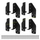 Black Split Joist Hanger, 14GA For 2x4/6, 4x4