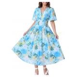 Flessibili Floral Maxi Dress 2026 Sz L