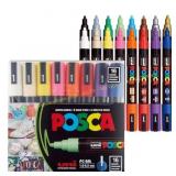 POSCA PC-5M Paint Markers, 16 Count Set