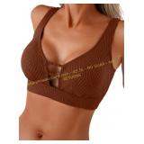 Sz Med Push Up Bikini SwimTop, ct 2 shamrock dec