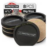 Felt Furniture Sliders X-PROTECTOR 8 PCS