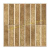 Thicker Peel & Stick Backsplash 12"x12" Brown