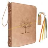 BLIEVE Bible Cover with Pockets (Natural Tree)
