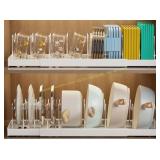 Mustorn 2-Pack Pots & Pans Organizer 22" White