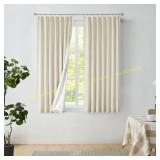 Central Park Sand Curtain Panel 40x63"