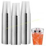 I00000 100PCS Silver Cups, 10 OZ Cups