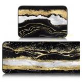 Bencailor Marble Kitchen Rugs Set