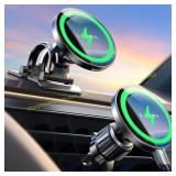 LISEN 15W MagSafe Car Charger Mount for iPhone
