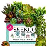 SEEKO Succulents 14 Pack - Artificial