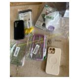 Assorted phone cases