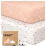KeaBabies Organic Cotton Crib Sheets 58x28
