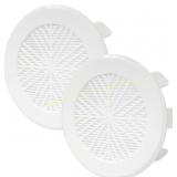 Vent Systems 4 5 in Round Vent Pack (2) White