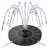 Mademax Solar Bird Bath Fountain Pump 1.4W