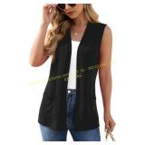 Veryoung Womens Sleeveless Cardigan Vest Sz M