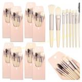 Travel Makeup Brush Kit with PU Leather Bag