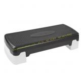 Stamina Adjustable Aerobic Step, Black damaged cor