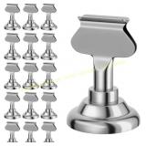 Urban Deco Table Card Holders, 16, 1.5" Silver