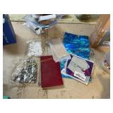 Wallet, tablecloth, balloon, screws & parts