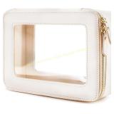 Aveniee Clear Makeup Bag, Travel Case, White