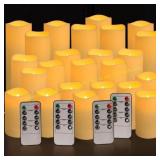 YOROXRG 24pcs Waterproof Flameless Candles