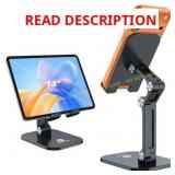OCYCLONE Adjustable Phone Stand, Desk Black