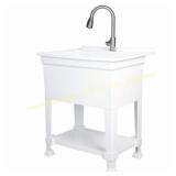 UTILITYSINKS 30" Freestanding Tub Sink, Damaged