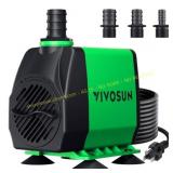 VIVOSUN 800GPH Submersible Fountain Pump