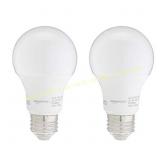 Amazon Basics 75W LED A19 Daylight Bulbs 2-Pack