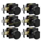 Haidms 6 Pack Interior Door Knobs, Passage