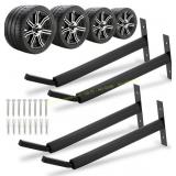 Heavy Duty Tire Rack Wall Mount, 4 Pcs