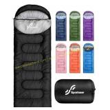 Sportneer 3-Season Sleeping Bag for All