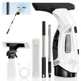 Window Vacuum Squeegee with Extendable Pole