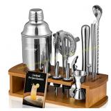 KITESSENSU Cocktail Shaker Set Silver