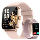 Smart Watch for Women: Calls, IP68, 2 Bands