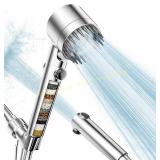 Shower Head with Filter & On/Off (Chrome)