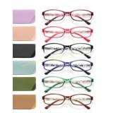 Reading Glasses for Women, 6 Pack Eyeglasses