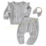 Aalizzwell Infant Baby Girl Fall Winter Outfit