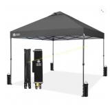 Crown Shades 10x10 Pop Up Canopy, Silver Top