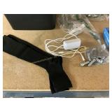 Assorted lot: 10ct wheel bolts, cord, socks, Black