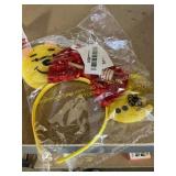 Pooh Headband and Party Balloons