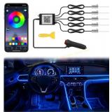 Interior Car LED Strip Lights, RGB Ambient Kit