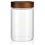 Clear Glass Storage Canister with Airtight Lid