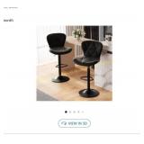 2Black barstools