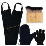 4 Pack Self Tanning Mitt Kit   Black