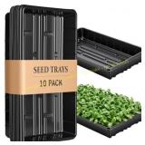 Black Plant Tray 17x10 Seed/Seedling (10-pack)