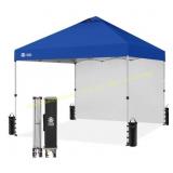 Crown shades 10x10 canopy with 1 sidewall, BLUE