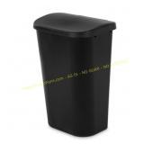6ct Sterilite 11.3 gal D-Shape Wastebasket, MISSIN