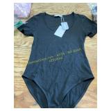 MANGOPOP Bodysuit Women Black Xsmall